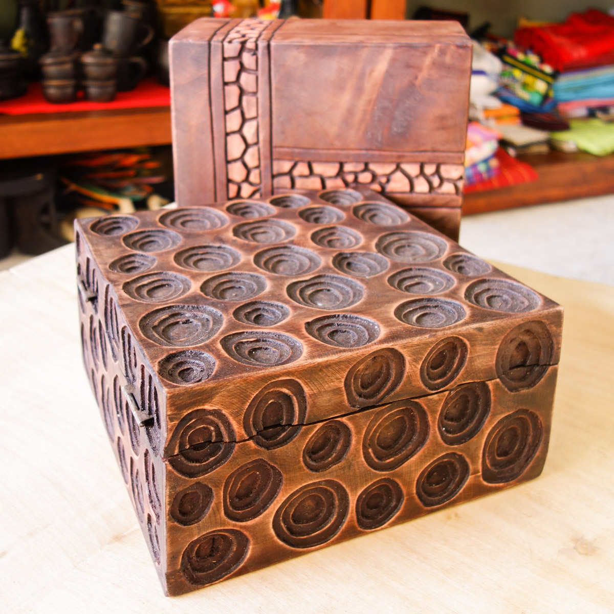 Decorative carved wooden boxes - Goodie's African ...